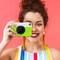 KODAK Printomatic Digital Instant Print Camera, Supports Sticky-Backed 2x3" Zink Photo Paper